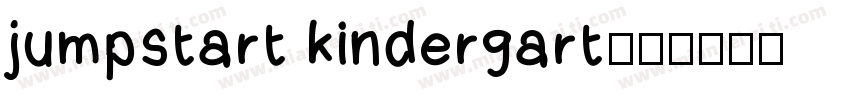 jumpstart kindergart字体转换